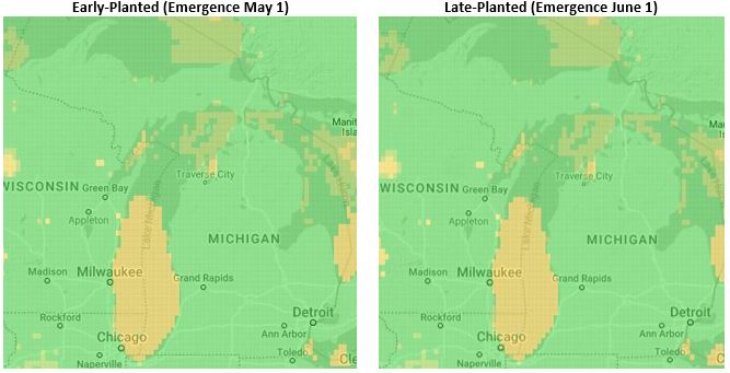 Late blight risk potato - Jul 13 2022